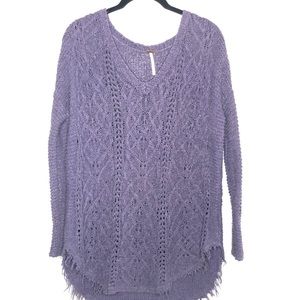 FP purple oversized sweater